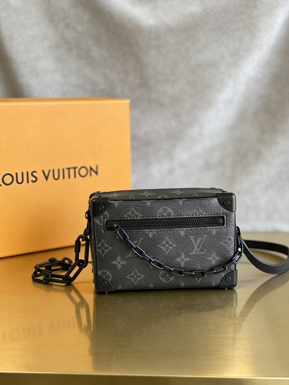 Louis Vuitton Mini Soft Trunk Monogram Eclipse